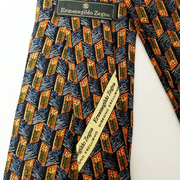 Ermenegildo zegna Unic Exclusive Design flower Tie - Picture 5 of 5